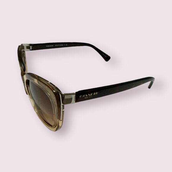 Coach HC 8171 Tortoise Cat Eye Sunglasses - Picture 2 of 8